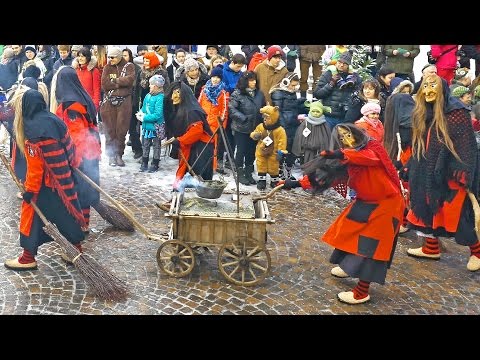 Karneval Pfullingen 2016 4K Gruppen Immendingen + Mössingen. German carnival. Fasching. Fasnetsumzug