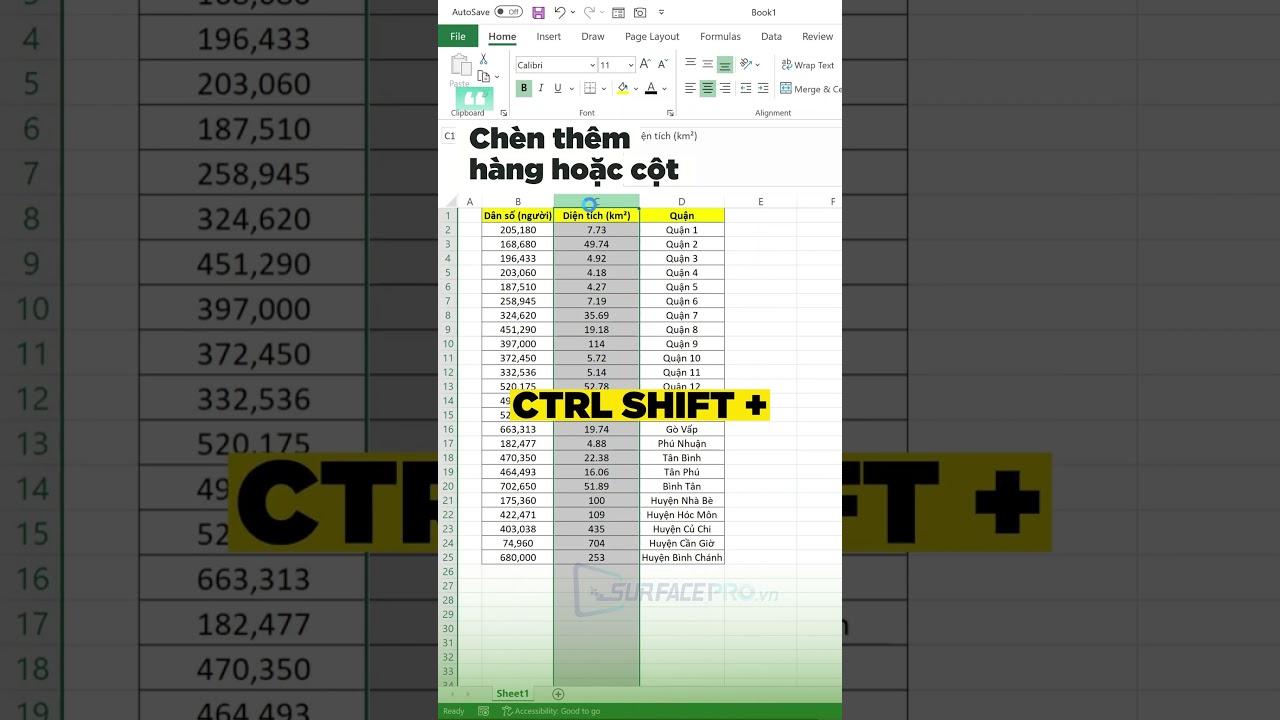 [Thủ thuật Excel] TOP 3 phím tắt thông dụng trong Excel #Shorts