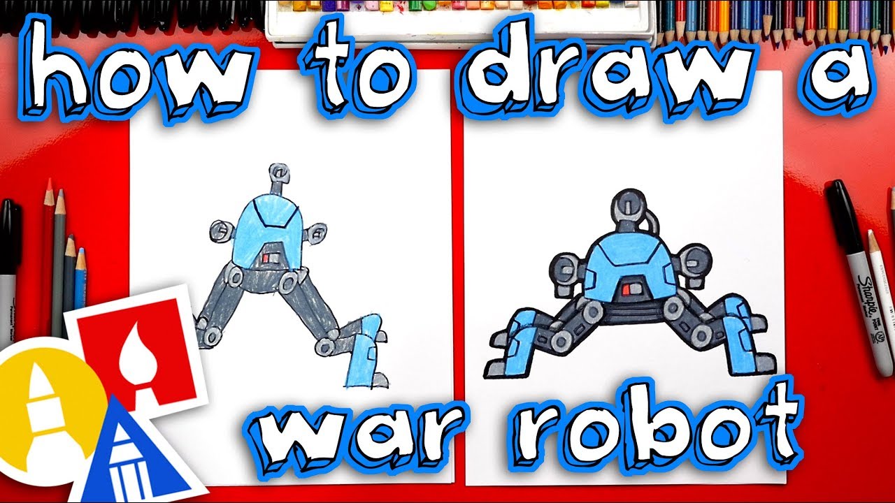 Learn How to Draw Robots: (Ages 4-8) Finish The Picture Robot