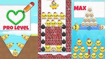 draw to smash logic puzzle| all levels Android iOS gameplay max level from 154-191 #drawtosmash