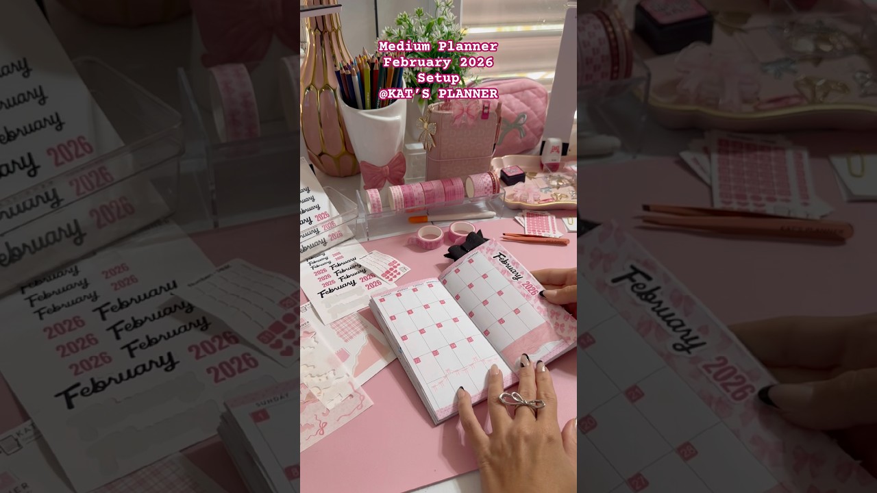 Medium Planner | Patreon | February 2026 setup week | @katsplannerbycatianalugo