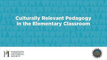 Culturally Relevant Pedagogy in the Early Elementary Classroom: A 2nd Grade Example