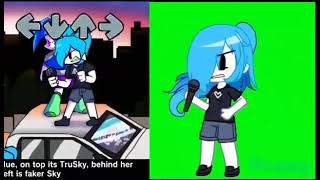 Vs Faker Skymask Off Songskyverse Modscrapped Contentfnf X Gacha Club