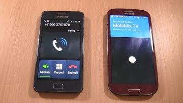 Incoming call & Outgoing call at the Same Samsung S2 Plus+S3 Red