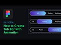 How to Create Tabs with Simple Animation in Figma