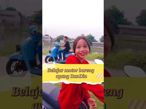 Umi Dinda nemenin abi belajar motor  lucu banget mereka #btsceritajekho #Ceritajekho #adadishort