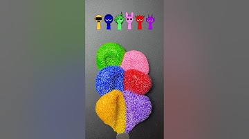 Guess the mixed color of Sprunki #colormixing #satisfying #sharkzhan