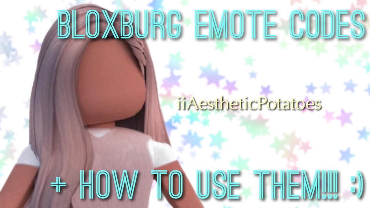 Bloxburg Emote Ids