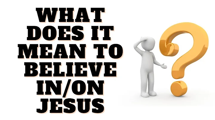What does it mean to believe in/on Jesus? | Dr. Ralph Yankee Arnold |
