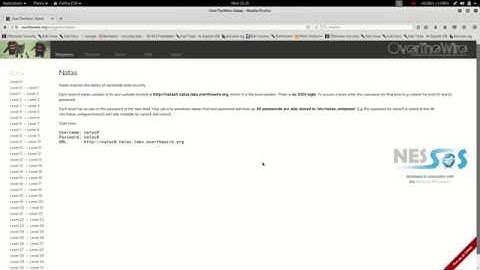 natas0 - overthewire