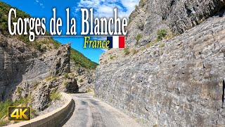 Gorges de la Blanche, France 🇫🇷 Driving the French Balcony Road from Seyne to Espinasses