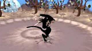 Spore ALIEN (with weird human laugh)