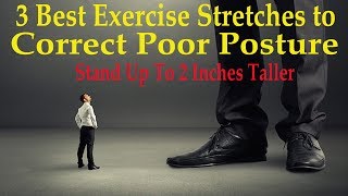 3 Best Exercise Stretches to Correct Poor Posture (Stand Up To 2 Inches Taller) - Dr Mandell, D.C