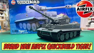 Airfix Latest QuickBuild TIGER 1 in 1:35 Scale Build and Review - New Tool 2024