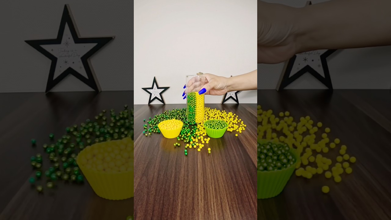 Satisfying Reverse Beads ASMR 🌳💛🌳 #149 #reverse #asmr #satisfying