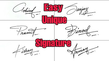 Unique signature style ||  How to create beautiful signature 🔥 | Anup calligraphy |