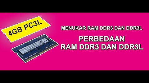 I Swapped DDR3 & DDR3L Laptop RAM | The difference between DDR3 & DDR3L RAM