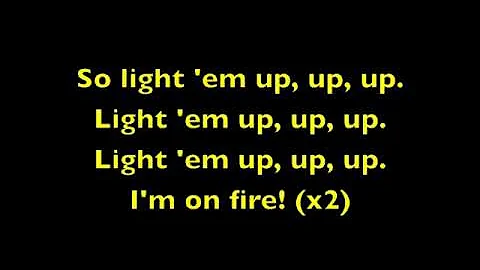 Light 'Em Up Fall Out Boy Lyrics)