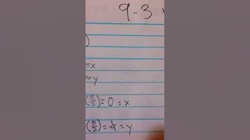 9-3 | Convert Rectangular Coordinates to Polar Coordinates