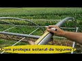 Cum protejez solarul meu de ploaie,grindina si zapada?Fir de poliester UV. Agricultura-cimp deschis