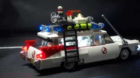 Lego 21108 Ghostbusters ECTO 1  LED demo