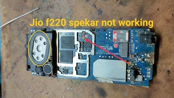 jio f220b ear speaker not working problem 100% solution working
