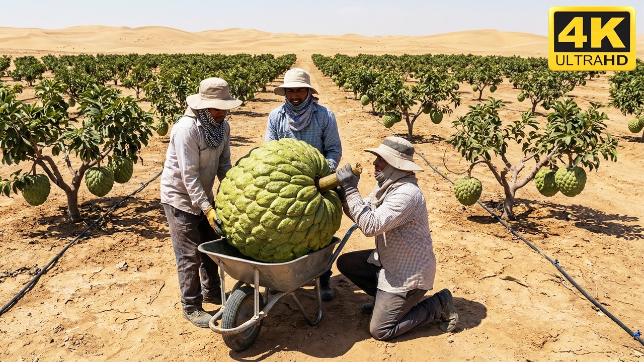 Unbelievable! They Tried Growing Custard Apples In The Desert – The Results Amazed Millions
