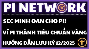 SEC "MINH OAN" CHO PI NETWORK: BIẾN VÍ PI THÀNH TIÊU CHUẨN VÀNG TOÀN CẦU | PI NETWORK HÔM NAY
