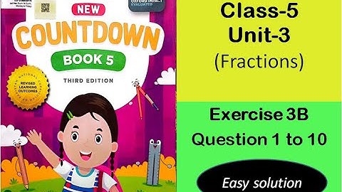 class 5 math exercise 3b question 1 to 10 || New countdown third edition book 5 exercise 3b| Oxford