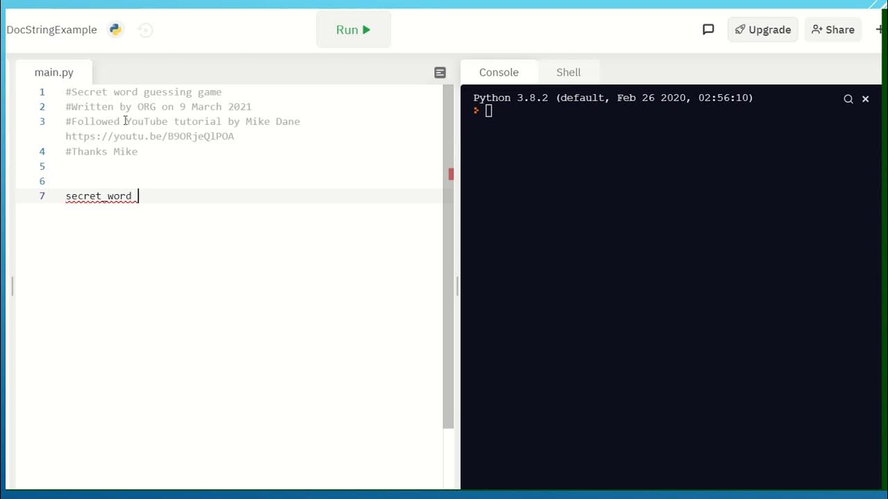 Python Why Doc String? - YouTube