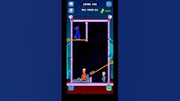 Huggee Pin: Chapter 2 Playtime Android iOS Game Level - 108  #shorts Game
