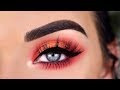 Jeffree Star Jawbreaker Eyeshadow Palette | Red & Orange Eye Makeup Tutorial