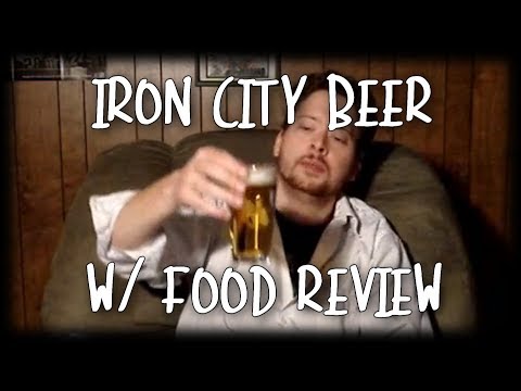 Beer Review with Food - Iron City and Ham BBQ Pitt...