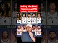 Making NBA Finals teams using 2026 movie characters #nba #nbafinals #movie #moviecharacters