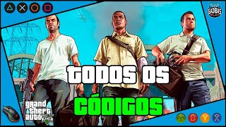 TODOS OS CÓDIGOS DE GTA 5 (PS3, PS4, XBOX 360, XBOX ONE e PC) screenshot 2