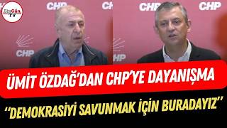 Ümit Özdağdan Gece Yarısı Chp Genel Merkezine Destek Ziyareti Biz De O Mücadelenin Içindeyiz