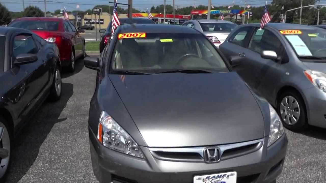 2007 Honda Accord EX-L 4Cyl Walkaround, Overview - YouTube