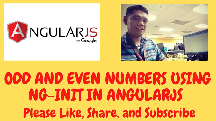 Odd and Even Numbers Using ng-init in AngularJS