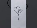 Easy Heart shape balloon|#easy #heart#shape#balloon#love #shorts
