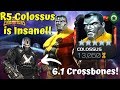 Rank 5 Colossus! Insane Damage! Act 6.1 Crossbones! Rank Up & Gameplay! - MCOC