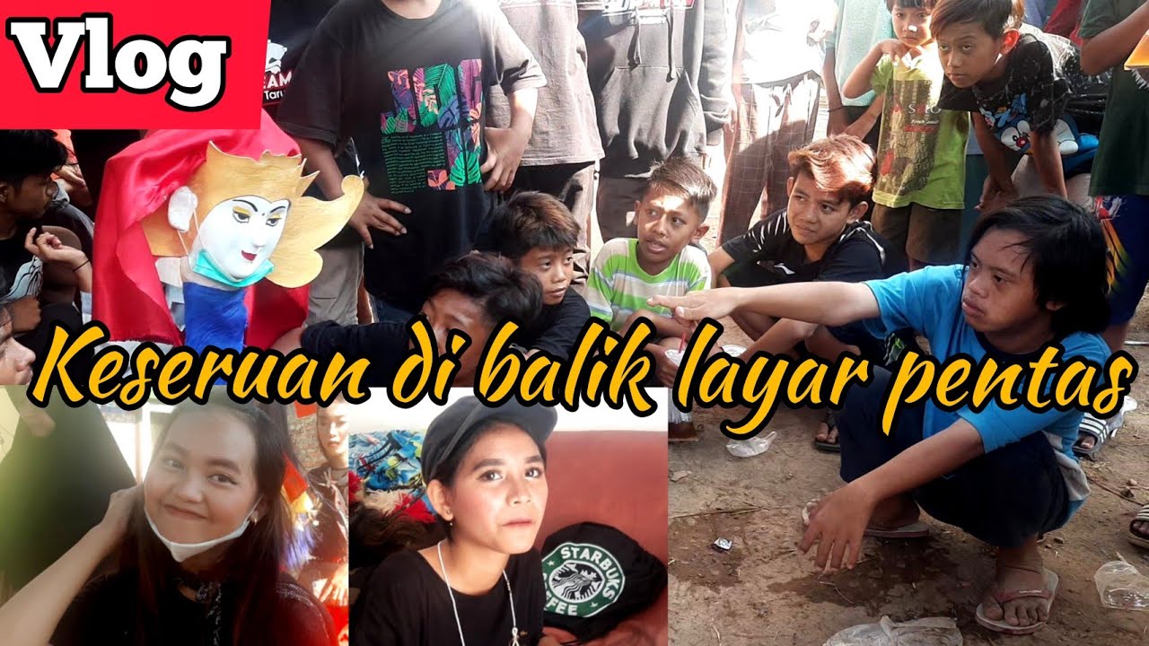 keseruan di balik layar pentas barongan