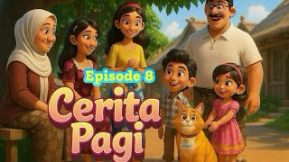 Part 8 - Cerita pagi | kartun nusantara #aivideo #animation #kartunjadul #cartoon 