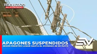 Apagones serán suspendidos hasta el 26 de mayo  | Televistazo en la Comunidad