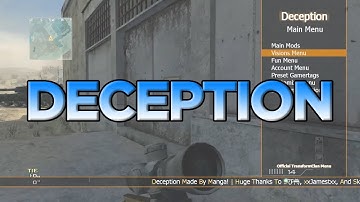 MW3 | TU23 | Deception Menu | I