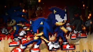 Is That A Mf Demon? Wtf??? Dark Sonic Vs Sonic.exe Spacepea Reaction