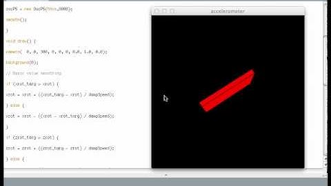 iPhone accelerometer
