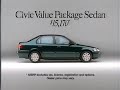 2000 Honda Civic &quot;Value Package Sedan&quot; Commercial (360p)