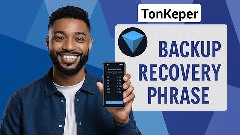 How To Backup Tonkeeper Wallet Recovery Phrase