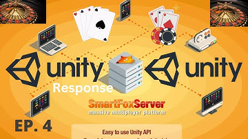 Unity & SFS (SmartFox Server ) Response  for Beginners (Casino & Cards Games in Unity) P4