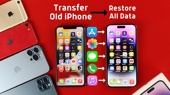 How do i transfer everything from my old phone to my new phone iphone